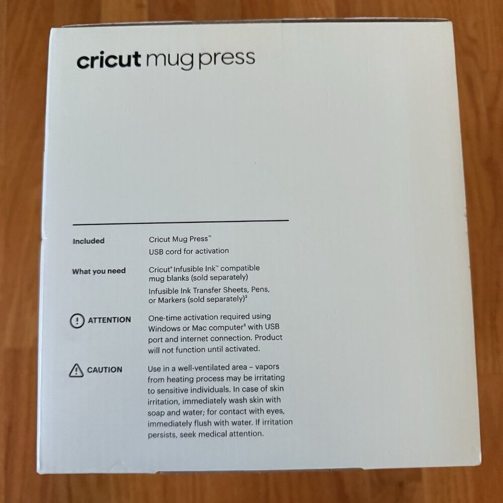 Cricut 2007804 Mug Heat Press - White NIB - Picture 2 of 6
